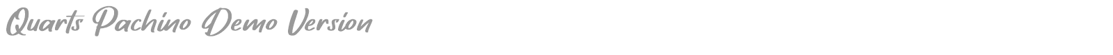 Quarts Pachino font preview